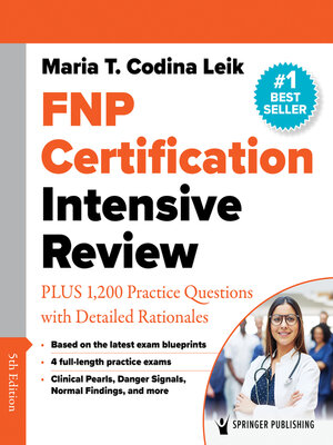 cover image of FNP Certification Intensive Review